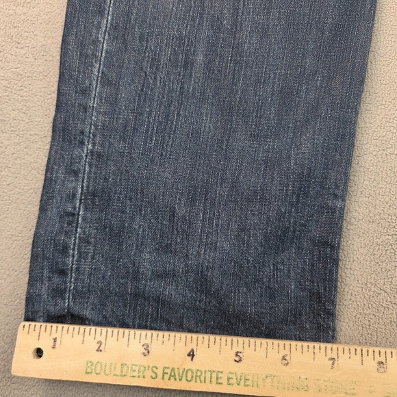 Levis Jeans Mens 33x32 Blue Medium Wash 511 Slim Fit Denim 04511-0468 Pants - Picture 9 of 11